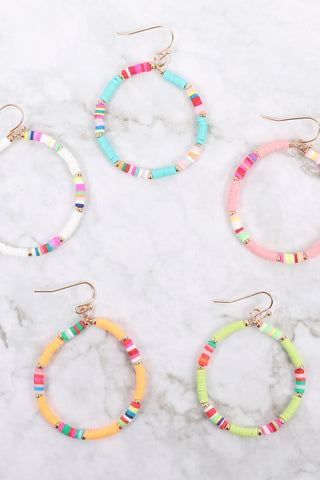 LEAVES VINE HOOP EARRINGS