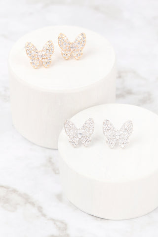 MYE1048 - RHINESTONE BAR DROP EARRINGS