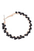 26924 - WIRED GLASS BEADS WRAP HOOP EARRINGS