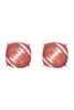 27053 - SPORTS CUSHION CUT FOOTBALL STUD EARRINGS