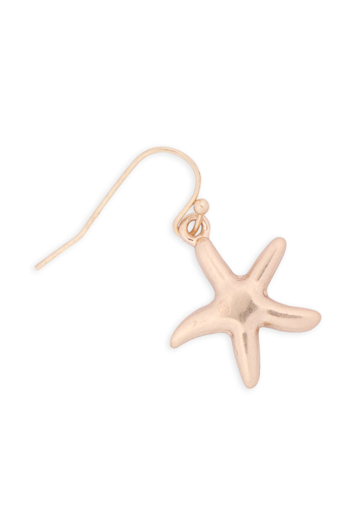 STAR FISH HOOK EARRINGS