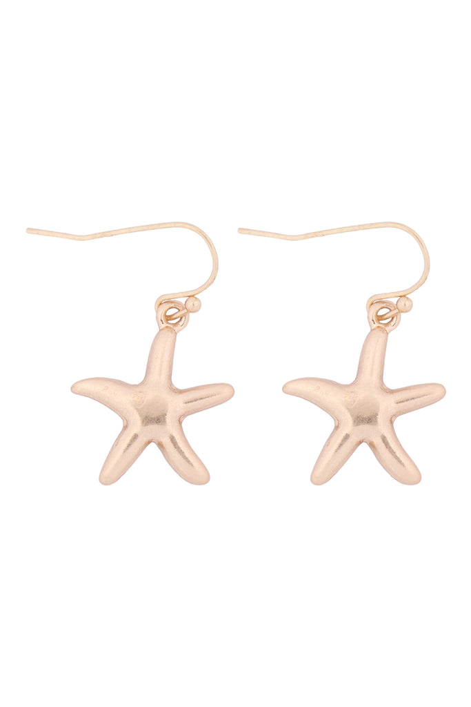 STAR FISH HOOK EARRINGS
