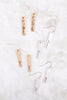 FAITH BAR DROP FISH HOOK EARRINGS