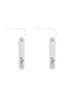 FAITH BAR DROP FISH HOOK EARRINGS