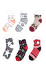 MOPAS COZY DUO LAYER CREW SOCKS CHRISTMAS ASSORTED SET