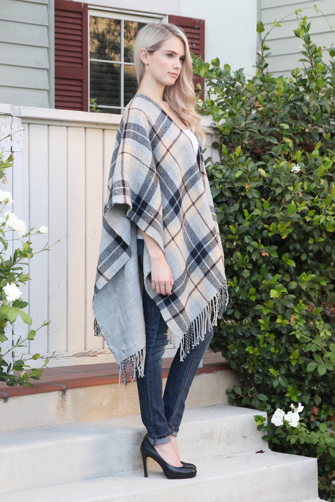 Soft Cozy Woven Poncho