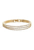 3 ROW 2MM RHINESTONE BRACELET