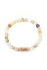 FAITH NATURAL STONE STRETCH BRACELET