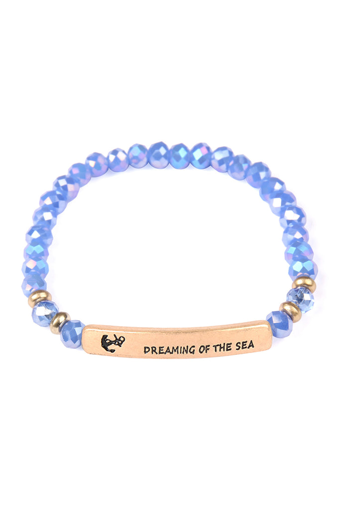 DREAM SEA BAR BEAD BRACELET