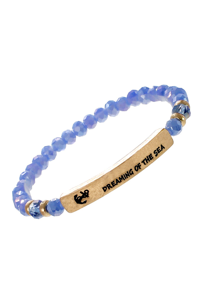 DREAM SEA BAR BEAD BRACELET