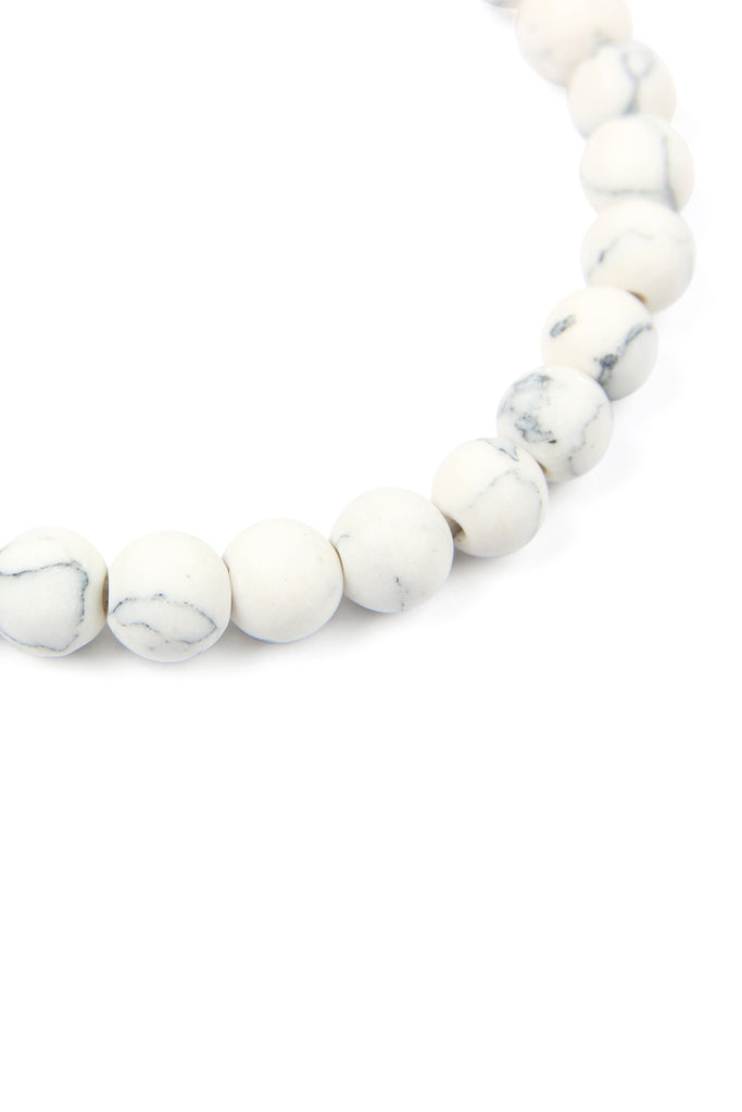 "LOVE AND BE LOVED" NATURAL STONE STRETCH BRACELET