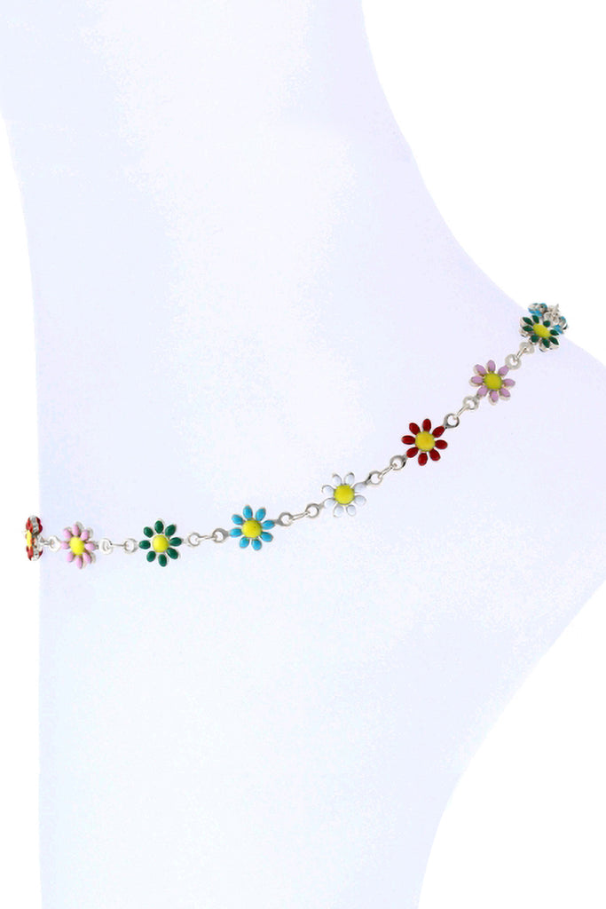 Flower Dainty Anklet