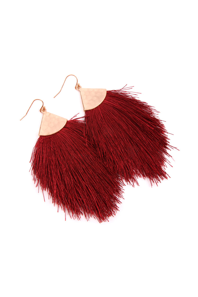 TASSEL DROP EARRINGS