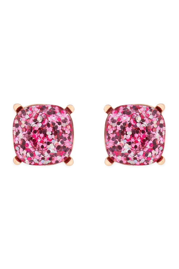 AE0333-GLITTER EPOXY STUD EARRINGS