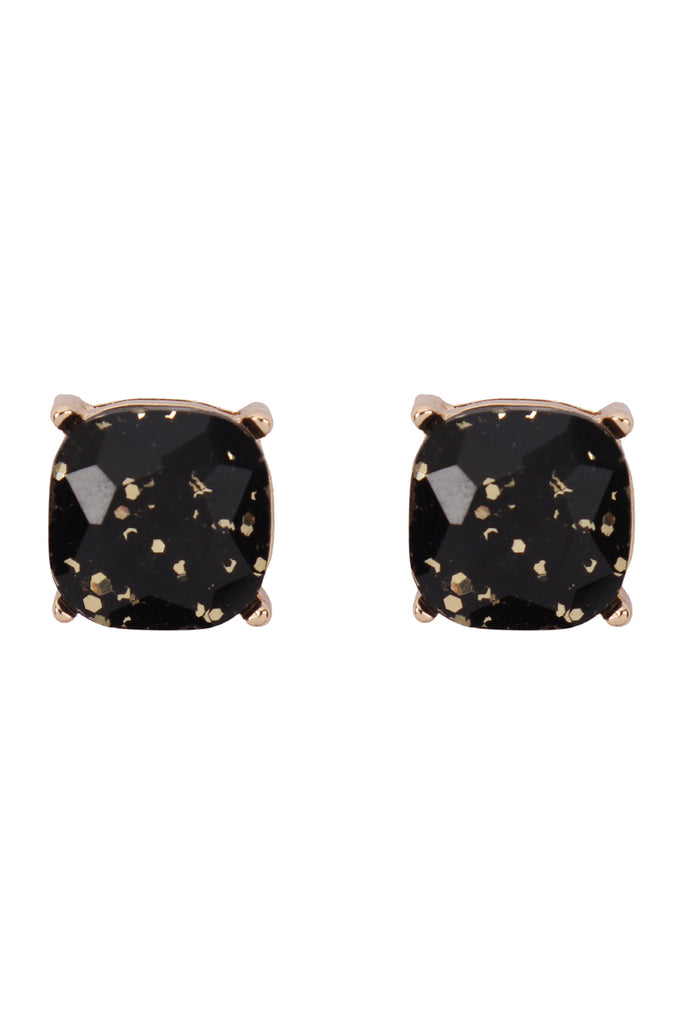 AE0333-GLITTER EPOXY STUD EARRINGS