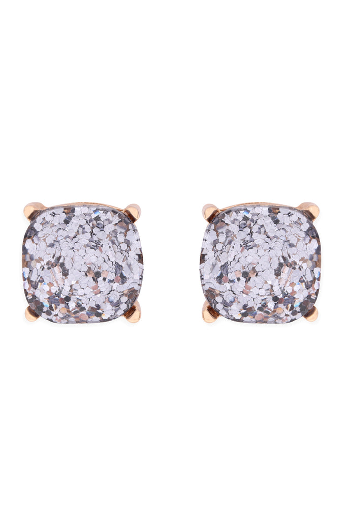 AE0333-GLITTER EPOXY STUD EARRINGS