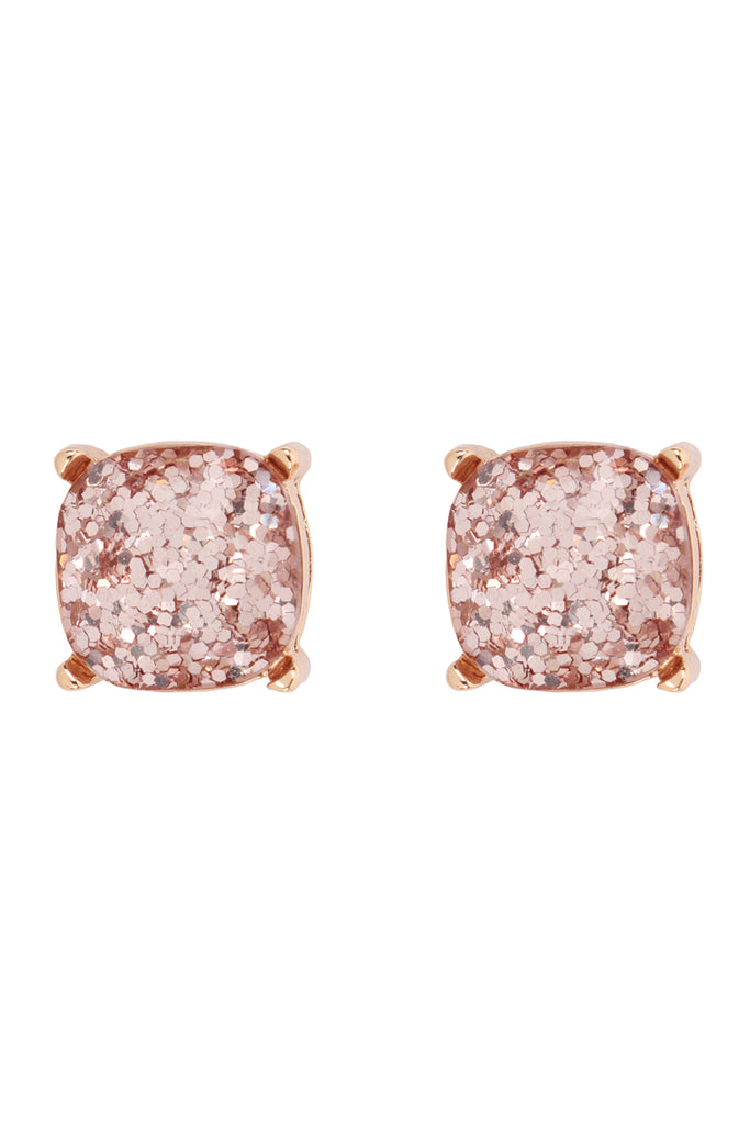 AE0333-GLITTER EPOXY STUD EARRINGS