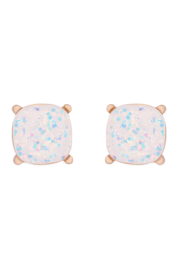 AE0333-GLITTER EPOXY STUD EARRINGS