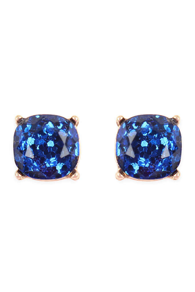 AE0336 - GLITTER EPOXY STUD EARRINGS