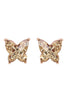 AE0346 - BUTTERLY GLITTER EPOXY EARRINGS