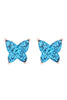 AE0346 - BUTTERLY GLITTER EPOXY EARRINGS