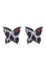 AE0346 - BUTTERLY GLITTER EPOXY EARRINGS