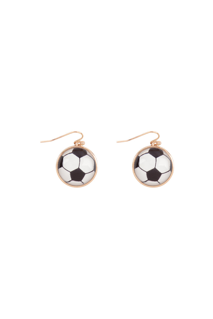 SPORTS EPOXY FISH HOOK EARRINGS