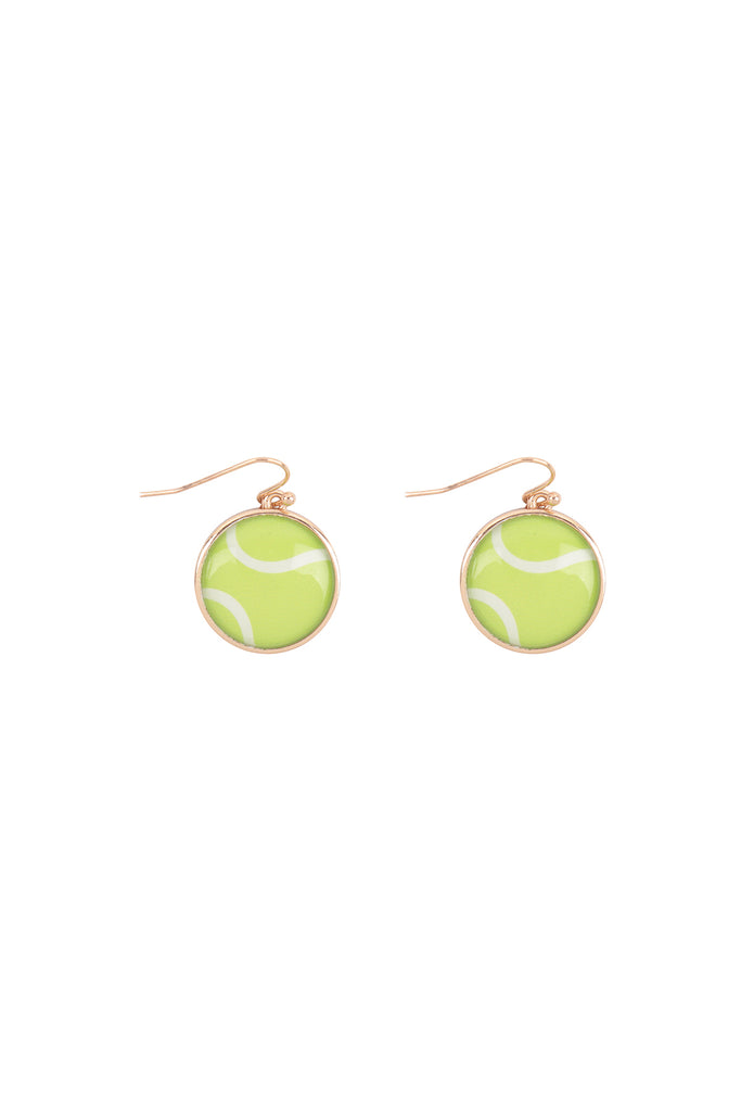 SPORTS EPOXY FISH HOOK EARRINGS