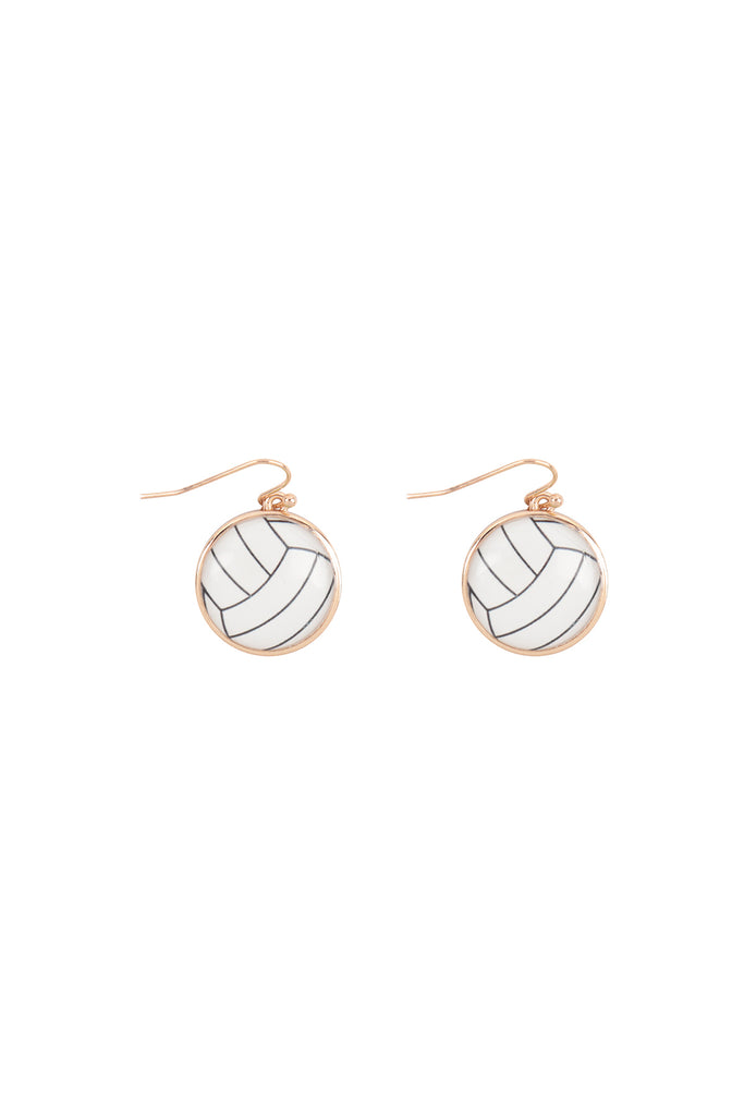 SPORTS EPOXY FISH HOOK EARRINGS