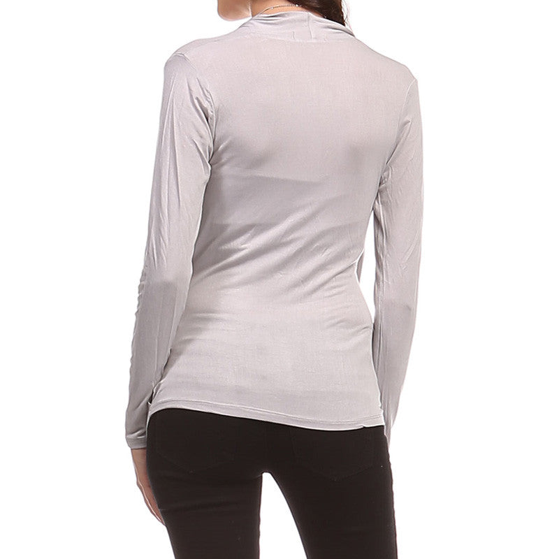 Ruched Surplice Top - 3 Colors