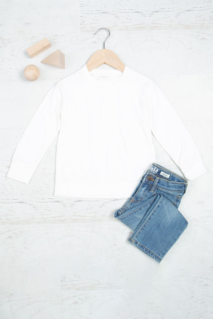 Kids Everyday Long Sleeve Side Pocket Top