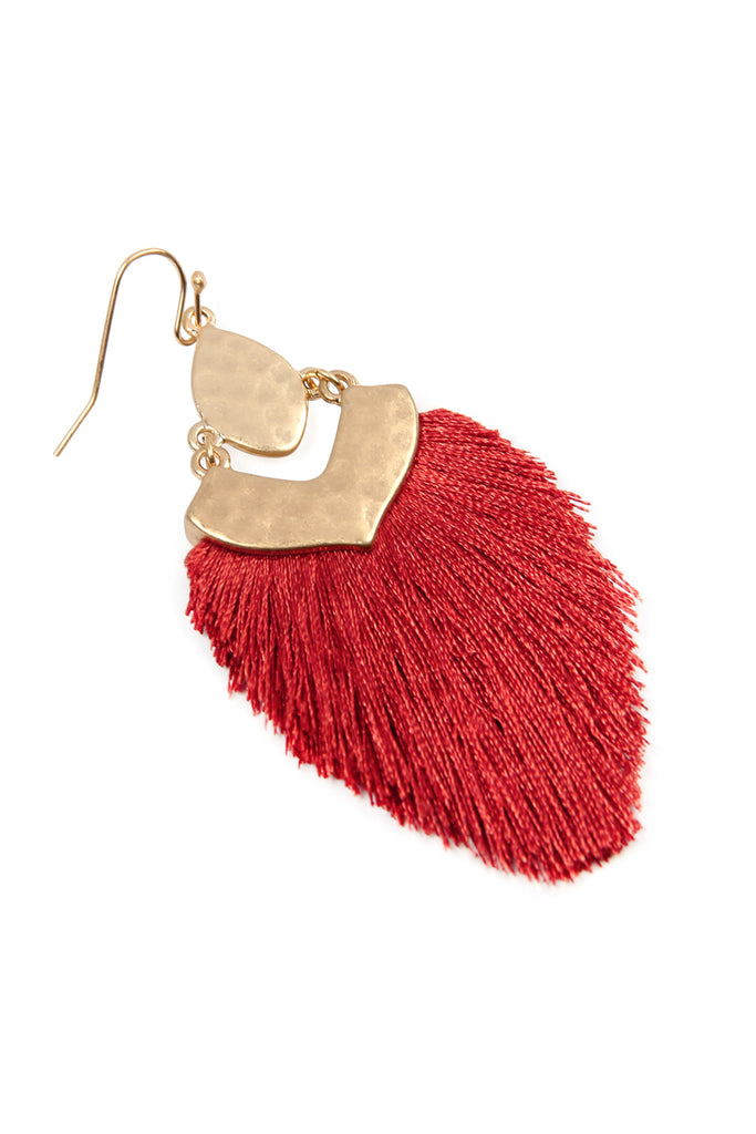 DANGLE TASSEL DROP EARRINGS