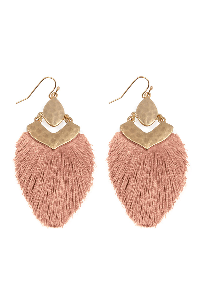 DANGLE TASSEL DROP EARRINGS