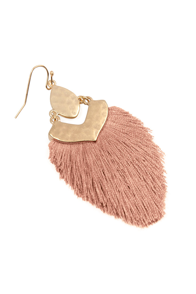 DANGLE TASSEL DROP EARRINGS