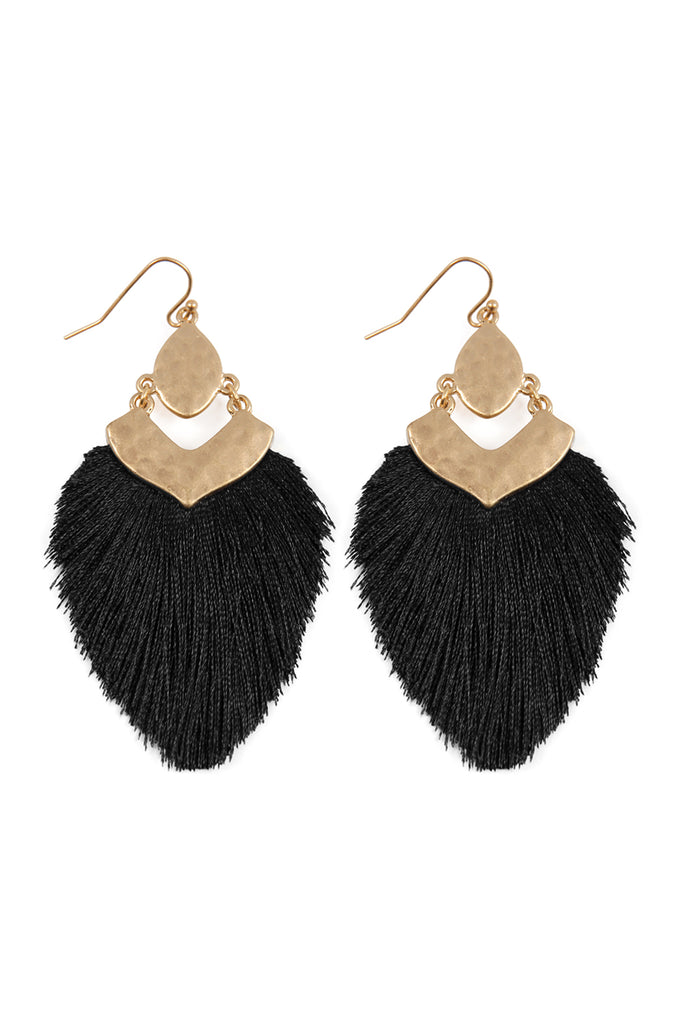 DANGLE TASSEL DROP EARRINGS