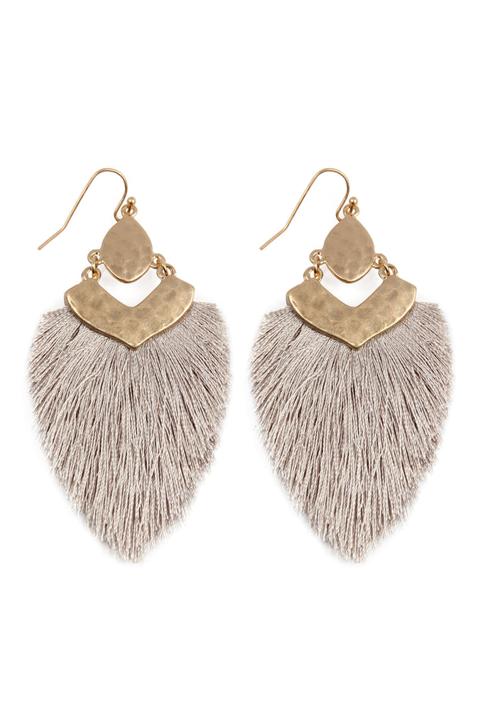 DANGLE TASSEL DROP EARRINGS