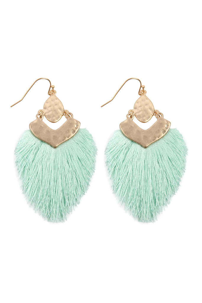 DANGLE TASSEL DROP EARRINGS