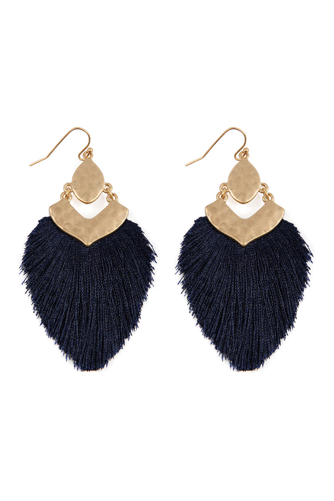 DANGLE TASSEL DROP EARRINGS