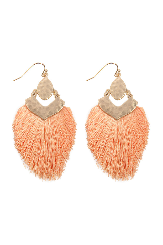 DANGLE TASSEL DROP EARRINGS