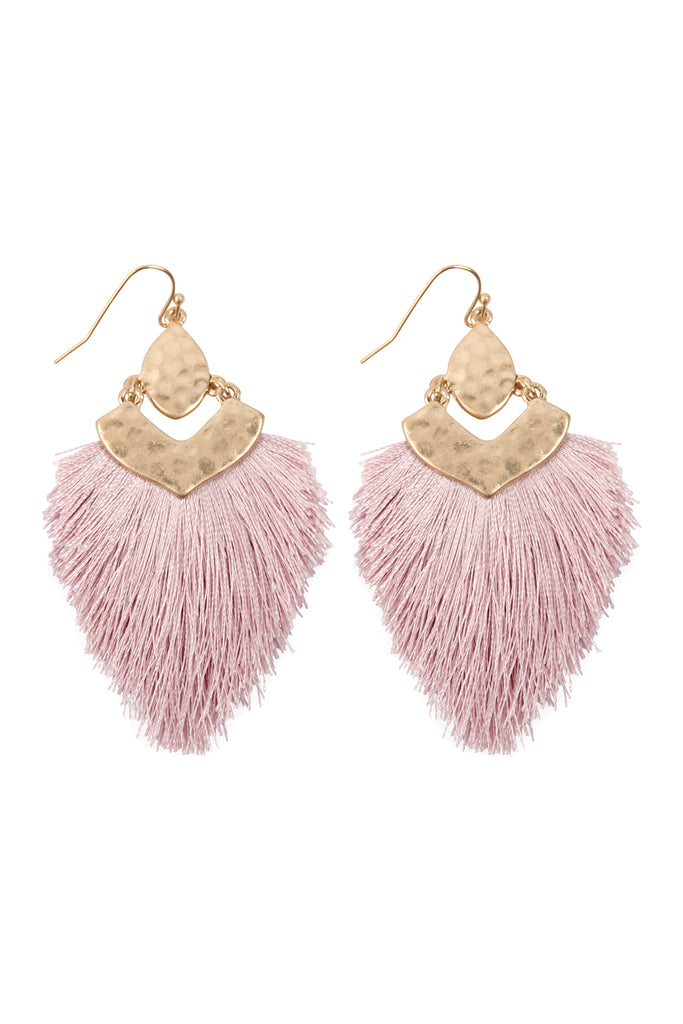 DANGLE TASSEL DROP EARRINGS