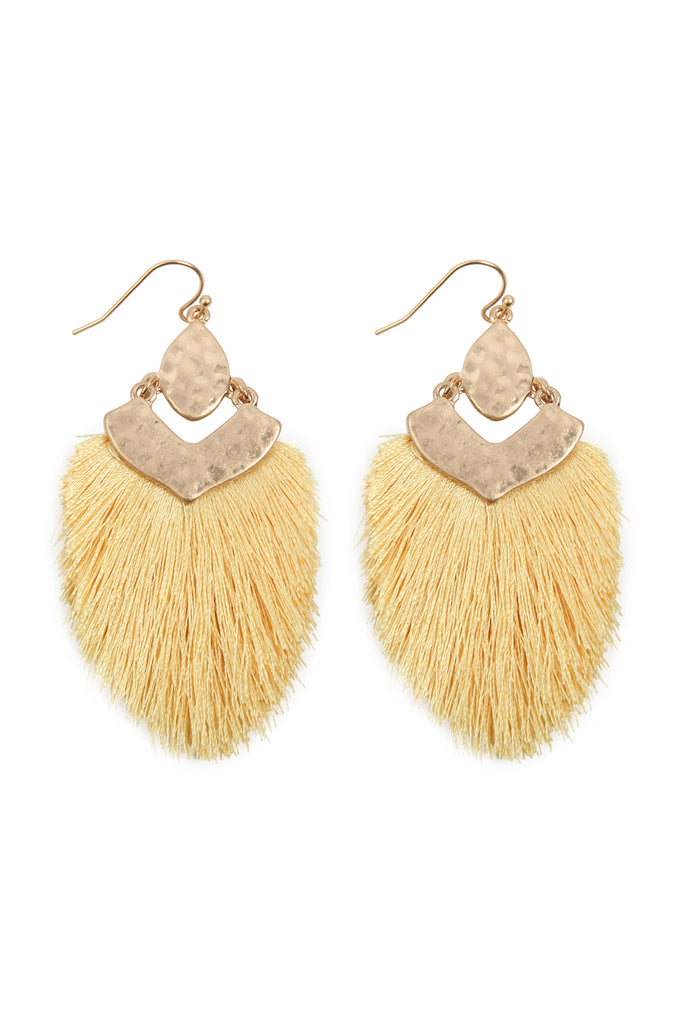 DANGLE TASSEL DROP EARRINGS