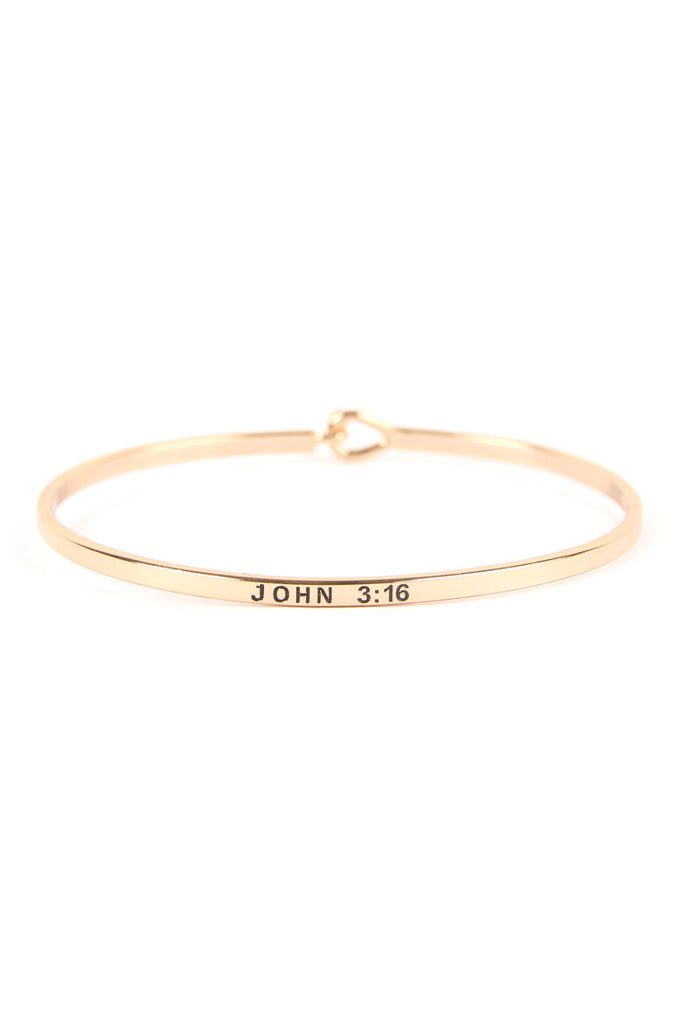 JOHN 3:16 HINGE CUFF BRACELET