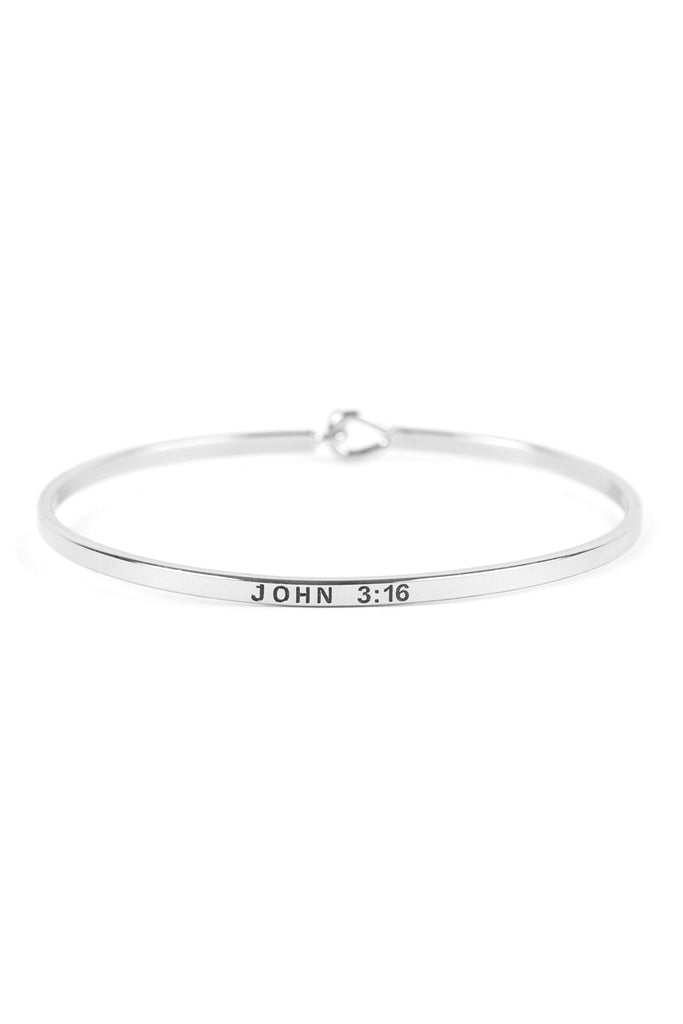 JOHN 3:16 HINGE CUFF BRACELET