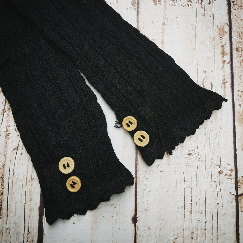 Solid Lace Trim Arm Wamer-6 Colors!
