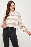 Soft Brushed Terry Tie Dye Top