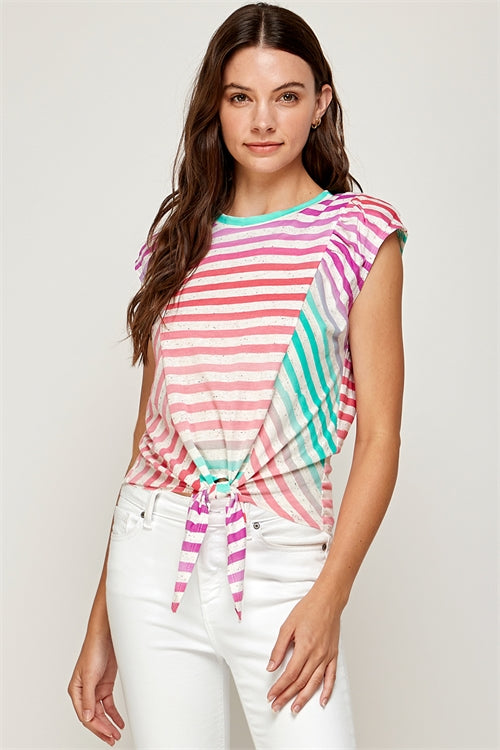 Print Cap Sleeve Top Collection