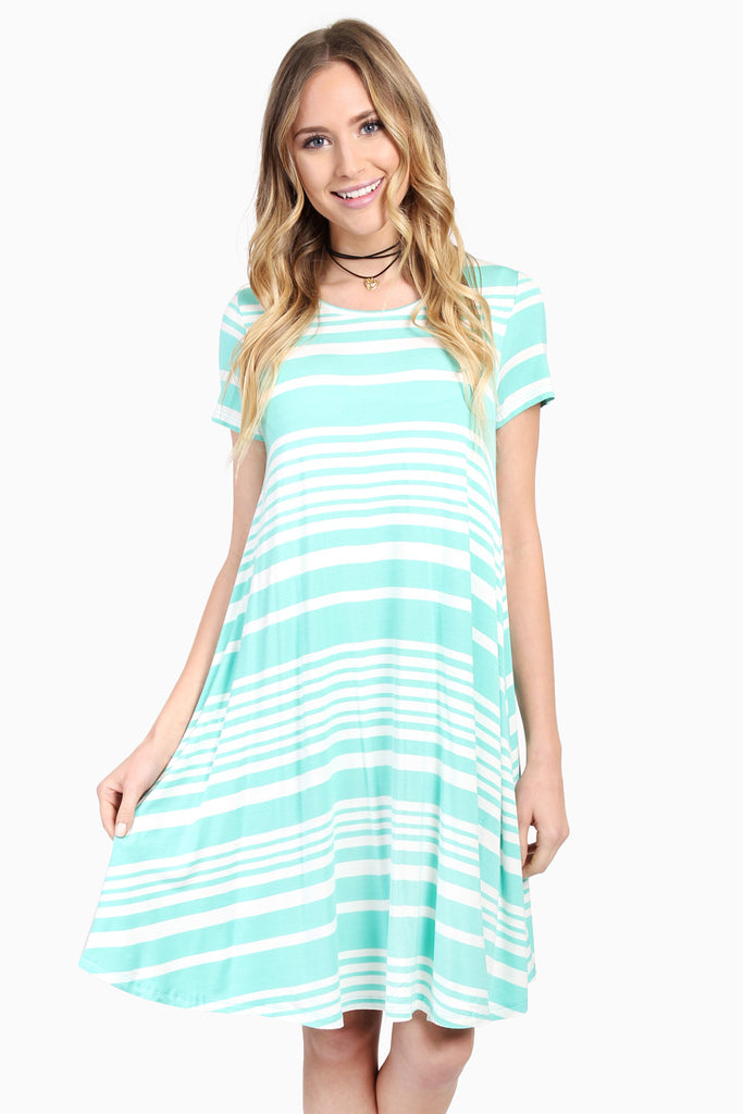 Striped Tee Dress