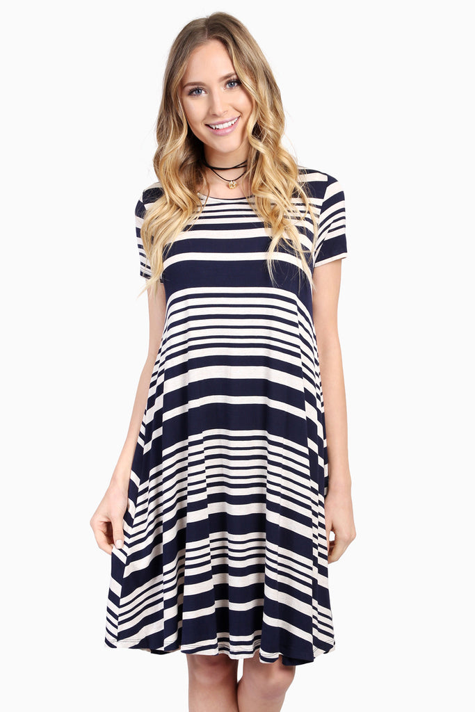 Striped Tee Dress