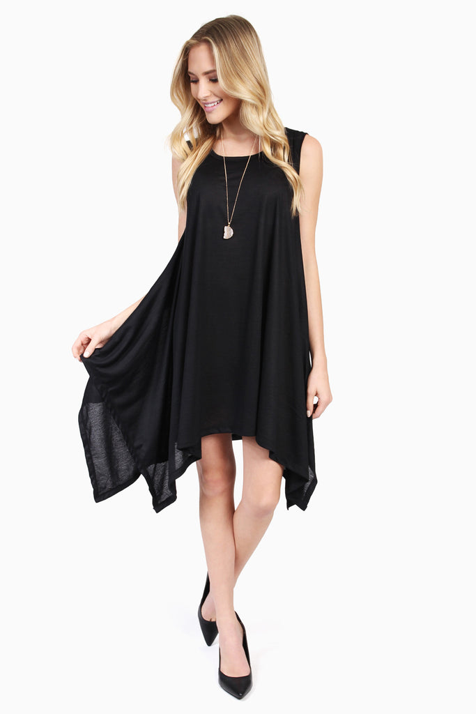 High-Low Sleeveless Dress