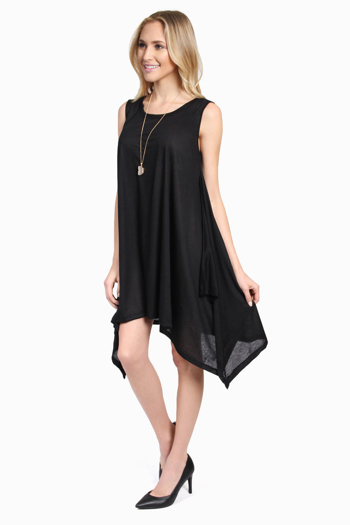 High-Low Sleeveless Dress